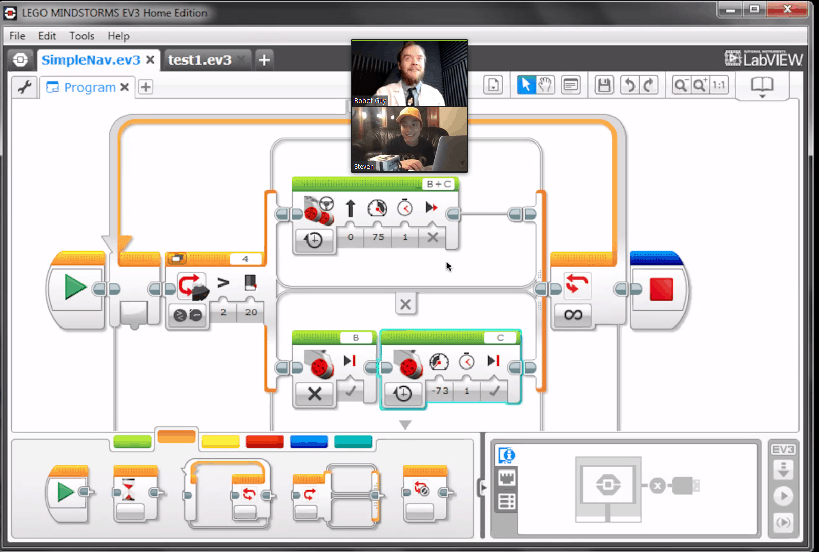 online robot programming